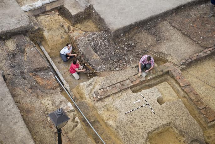 Archaeologists Excavating the Real-Life “Stone Table” from The