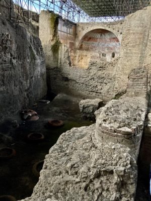 There are some ancient ruins in Southampton called Canute's